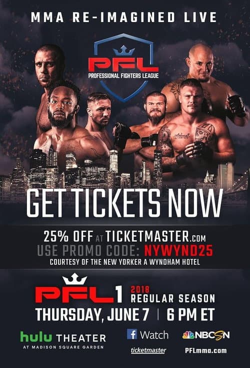 PFL 2018 #1: Regular Season - Harrison vs. Tursyn poster