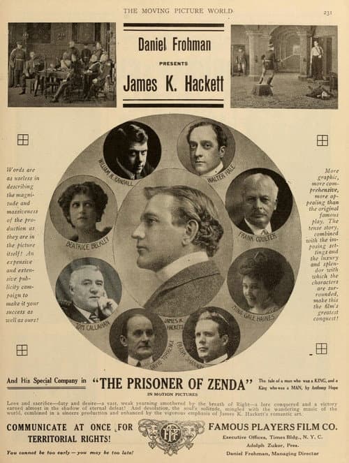 The Prisoner of Zenda poster