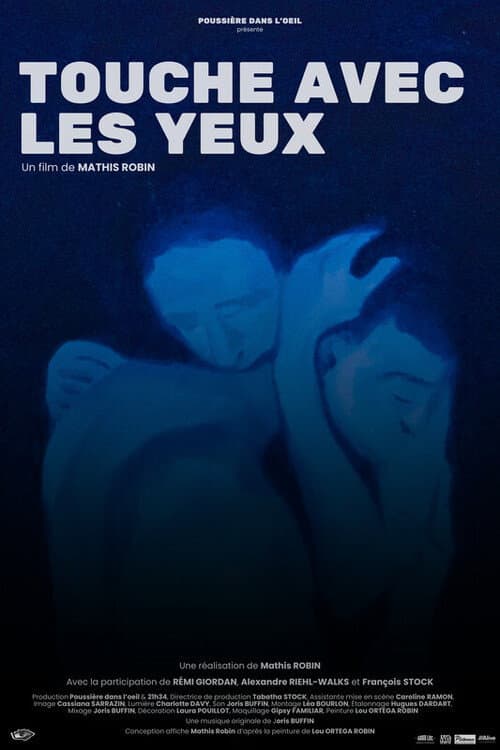 Touche avec les yeux poster
