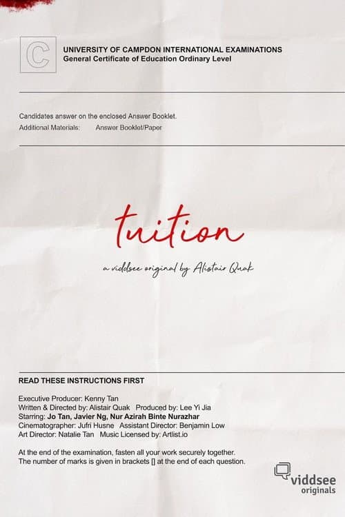 Tuition poster