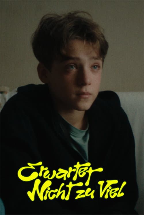 Erwartet nicht zu viel poster
