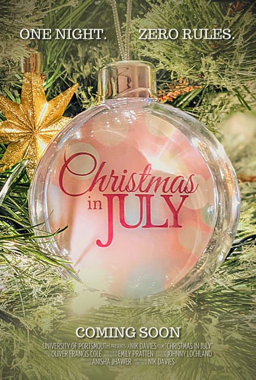 Christmas in July poster