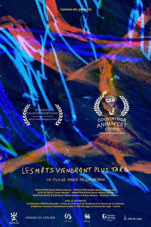 Les mots viendront plus tard poster