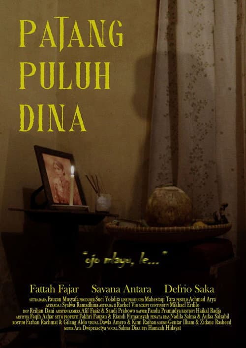Patang Puluh Dina poster