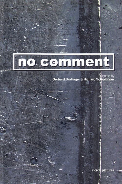 No Comment poster