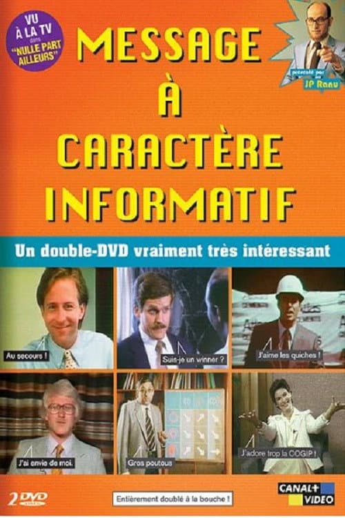 Message à caractère informatif poster