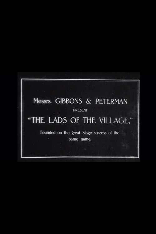 The Lads of the Village poster