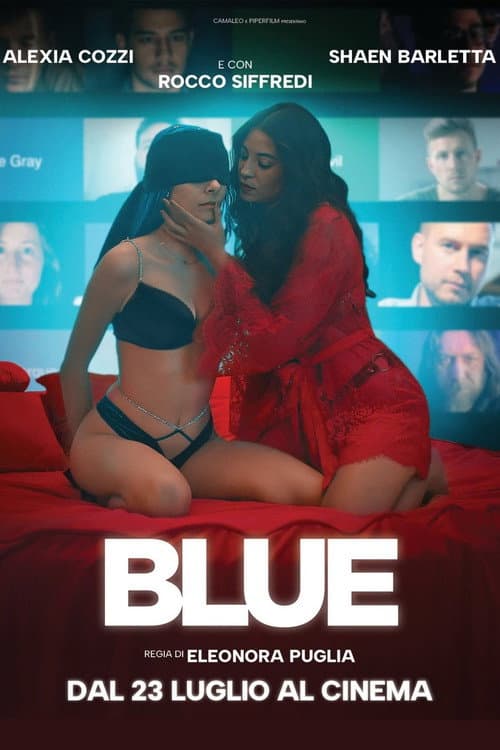 Blue poster