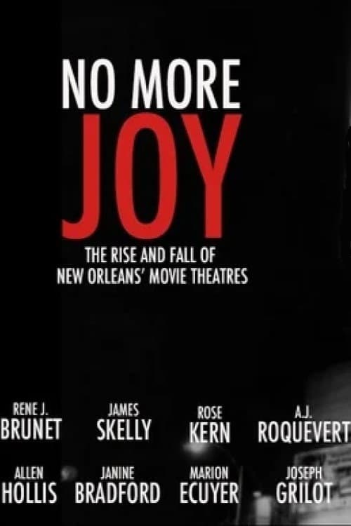 No More Joy: The Rise and Fall of New Orleans Movie Theatres poster