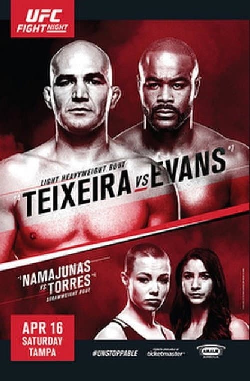UFC on Fox 19: Teixeira vs. Evans poster
