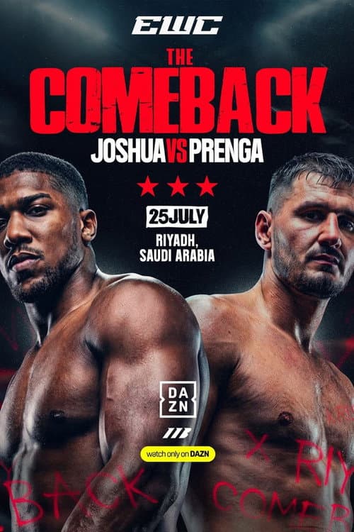 Anthony Joshua vs. Kristian Prenga poster