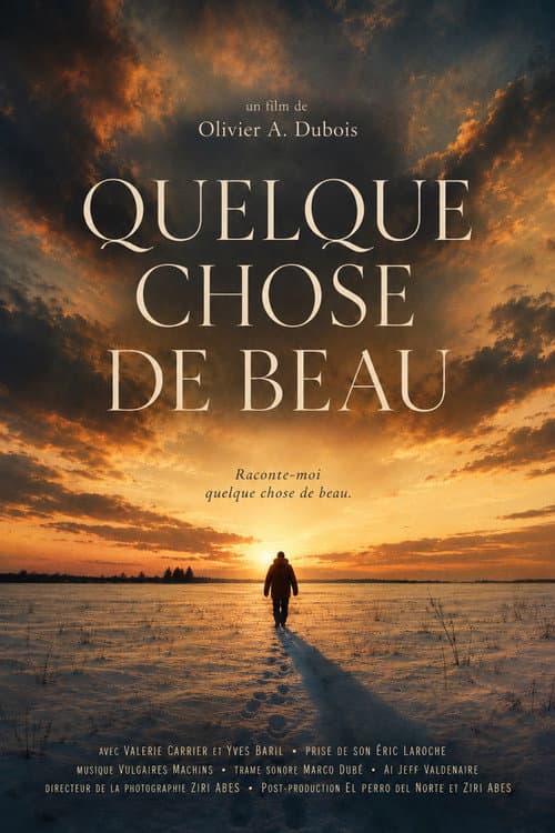 Something Beautiful - Quelque chose de beau poster
