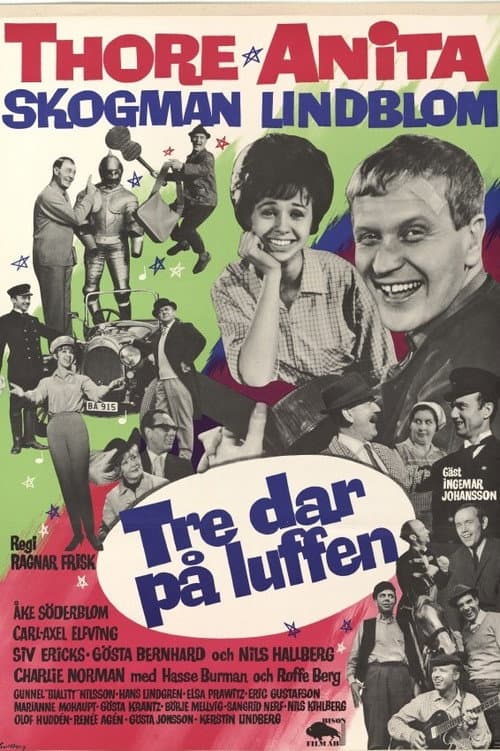 Tre dar på luffen poster