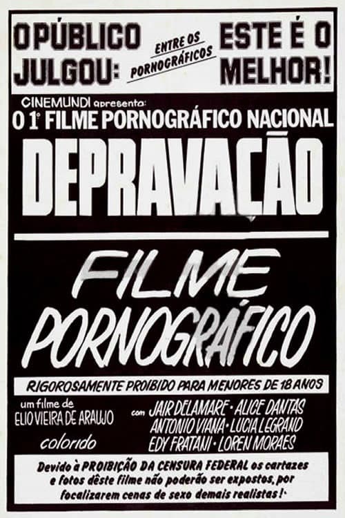 Depravação poster