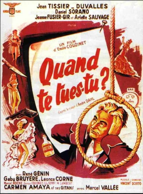 Quand te tues-tu ? poster