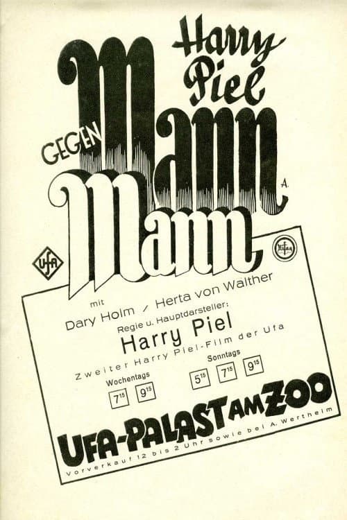Man Against Man poster