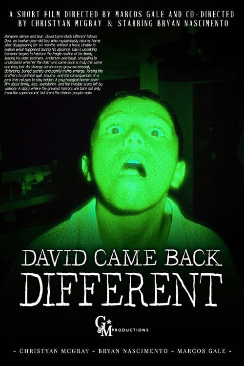 David Came Back Different poster