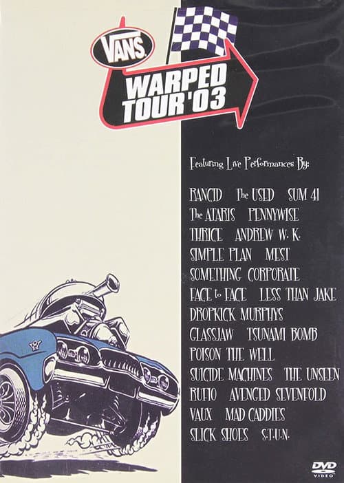Vans Warped Tour 2003 poster