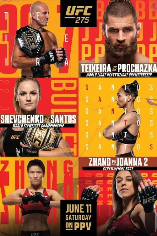 UFC 275: Teixeira vs. Prochazka poster
