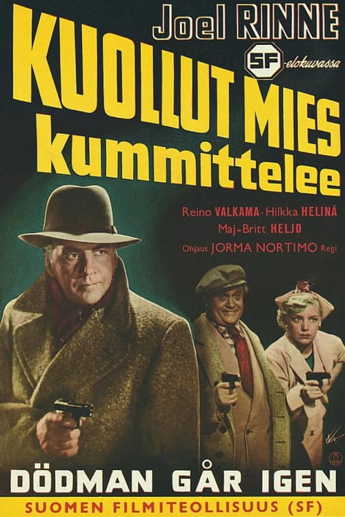 Kuollut mies kummittelee poster