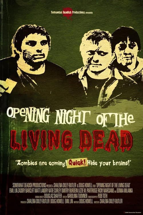 Opening Night of the Living Dead poster