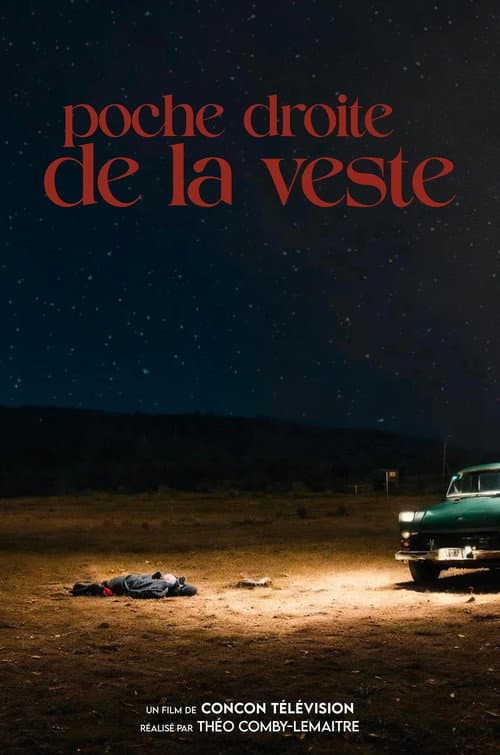Poche droite de la veste poster