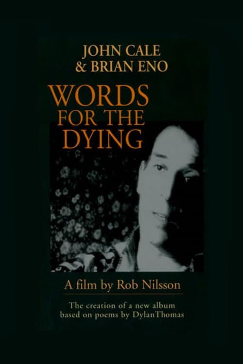 Words for the Dying poster