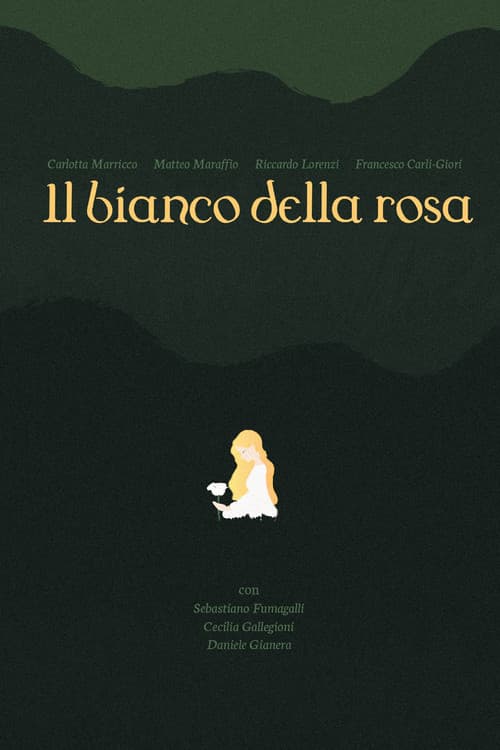 il bianco della rosa poster