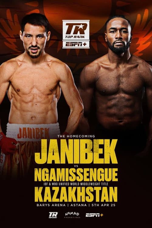 Janibek Alimkhanuly vs. Anauel Ngamissengue poster
