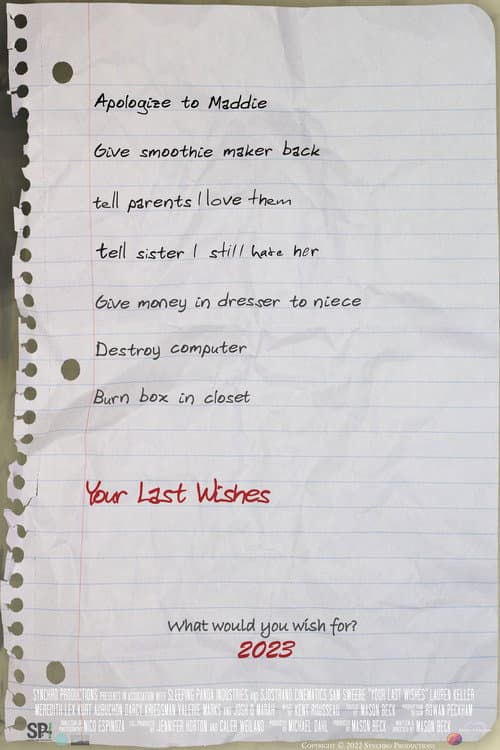 Your Last Wishes poster