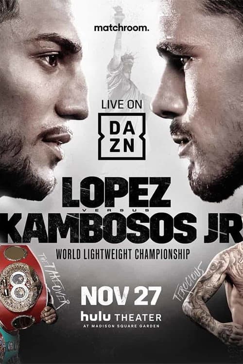 Teofimo Lopez vs. George Kambosos Jr poster