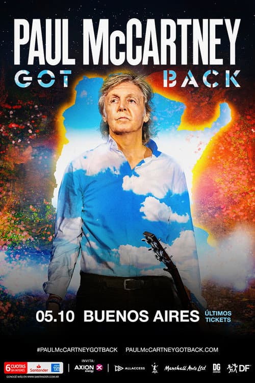 Paul McCartney: Got Back Argentina poster