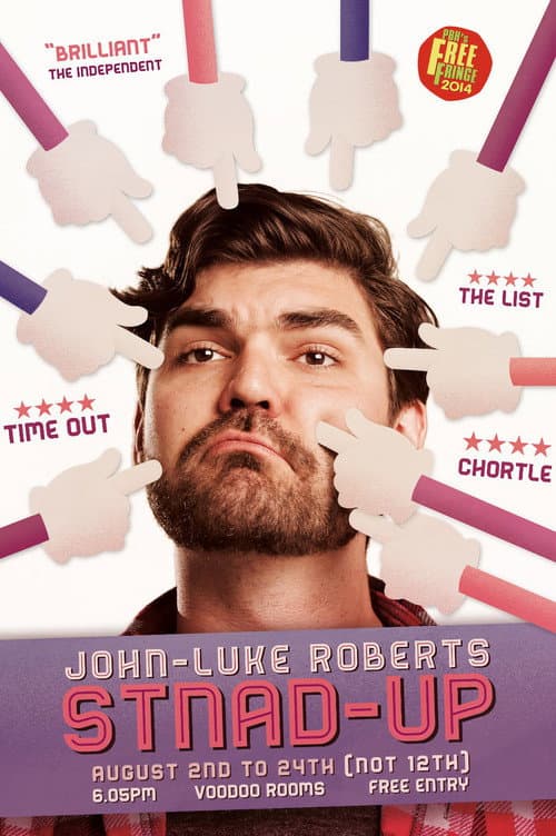 John-Luke Roberts: Stnad-Up poster