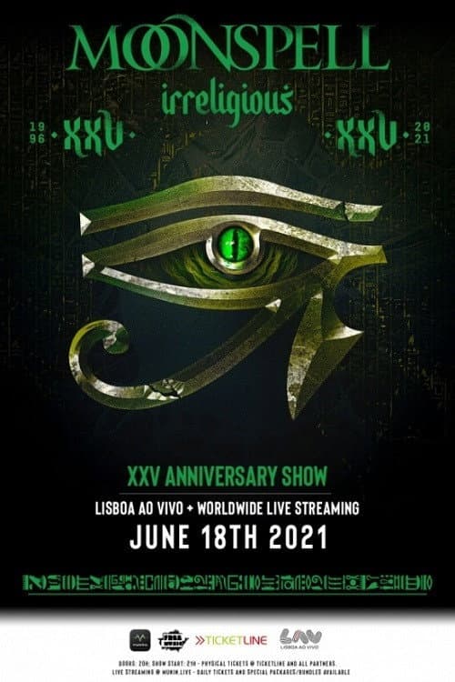 Moonspell: Irreligious XXV Anniversary Show poster