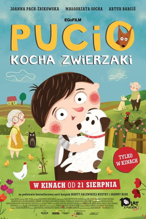 Pucio kocha zwierzaki poster