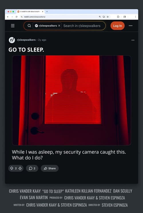 Go to Sleep poster