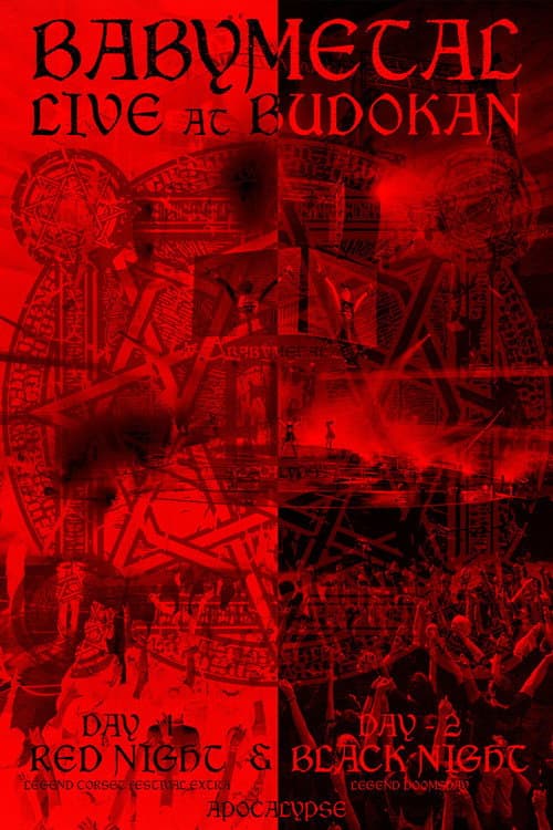 BABYMETAL - Live at Budokan ～Red Night ＆ Black Night Apocalypse～ poster