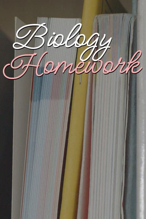 Biology Homework poster
