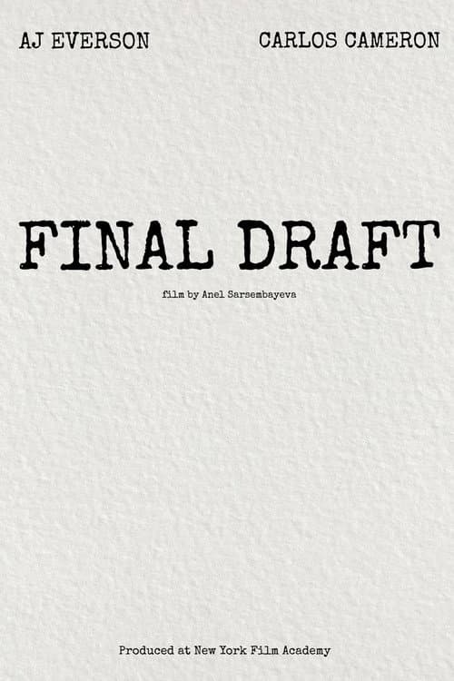 Final Draft poster
