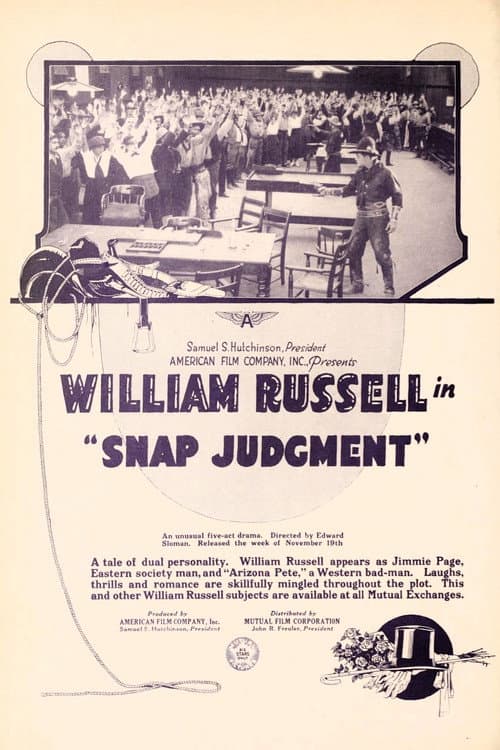 Snap Judgment poster