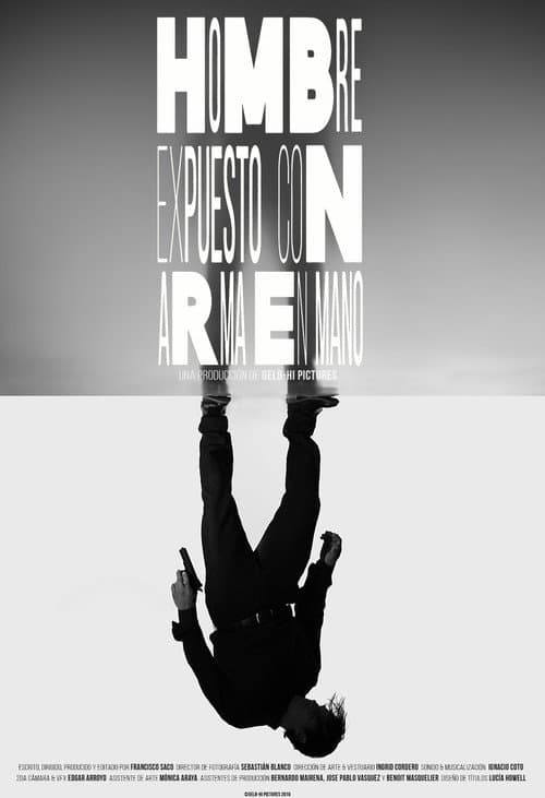 Exposed Man With Gun In Hand poster