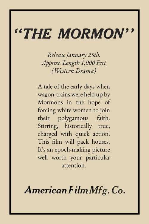 The Mormon poster