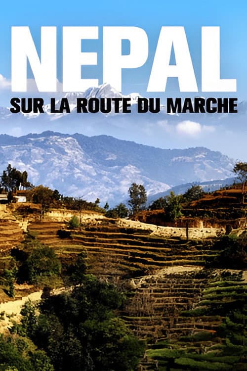 Népal : sur la route du marché poster