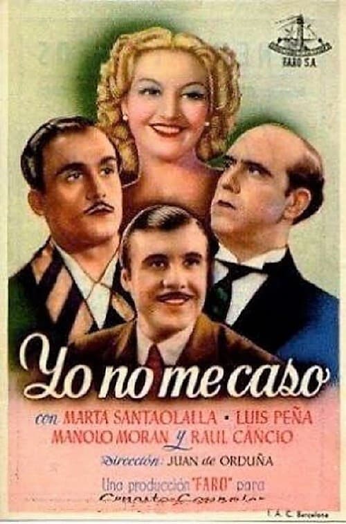 Yo no me caso poster