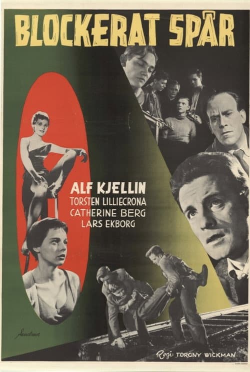 Blocked track poster