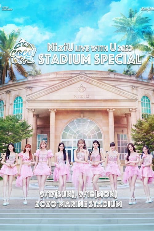 NiziU Live with U 2023 "COCO! nut Fes." -Stadium Special- in ZOZO Marine Stadium poster