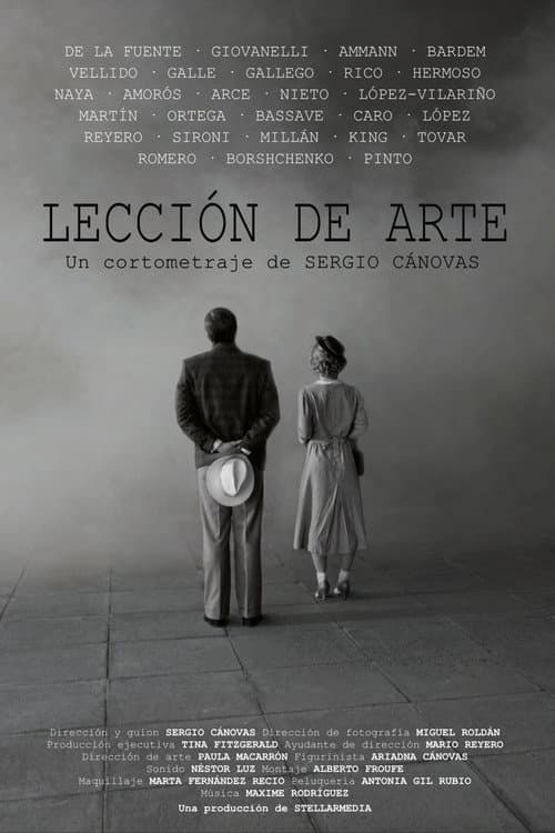 Lección de arte poster