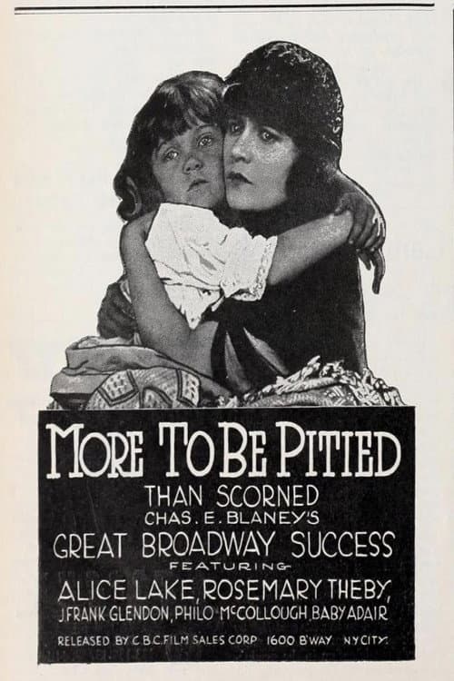 More to Be Pitied Than Scorned poster