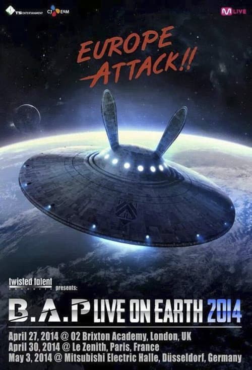 B.A.P Attack! poster
