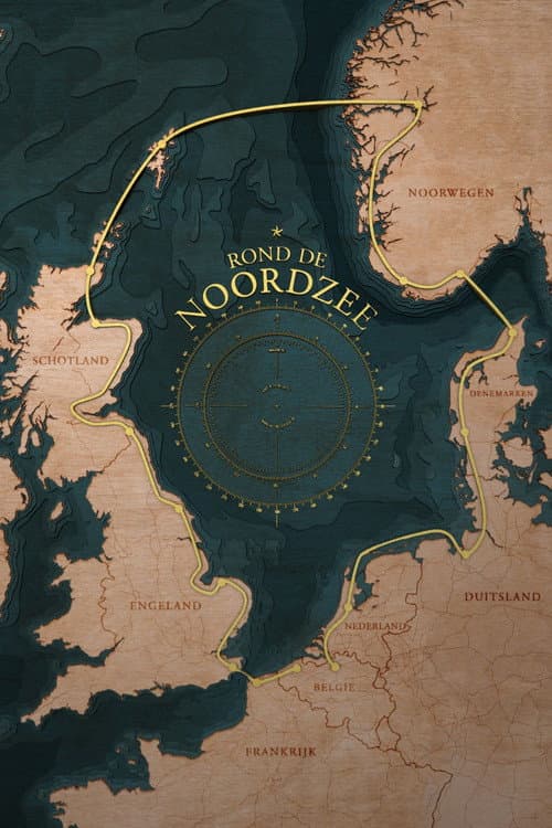 Rond de Noordzee poster